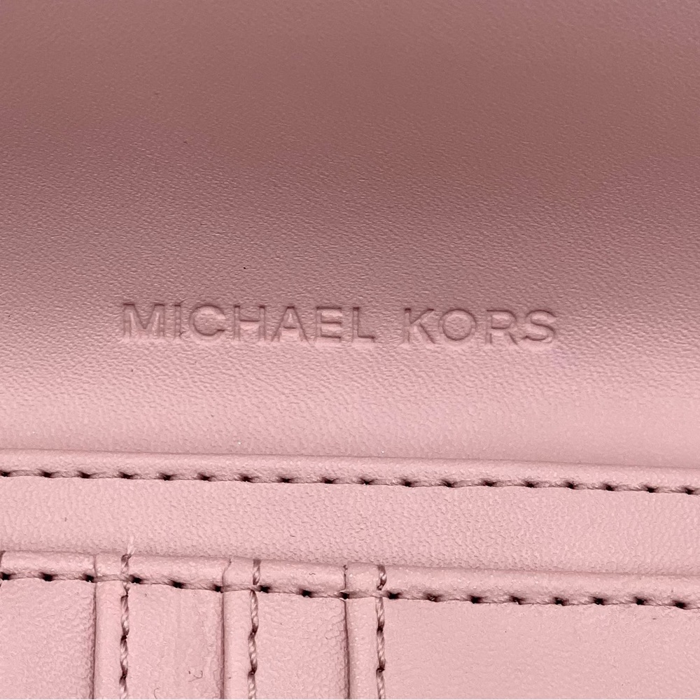 Michael Kors Large Trifold Wallet Pink - Picture 9 of 12